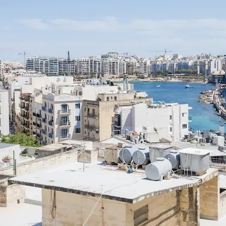 アパート Seaviews & Style In Saint Julian's